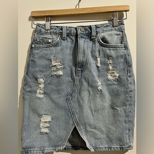 H&M Denim Skirt Women Shorts Jean size 2